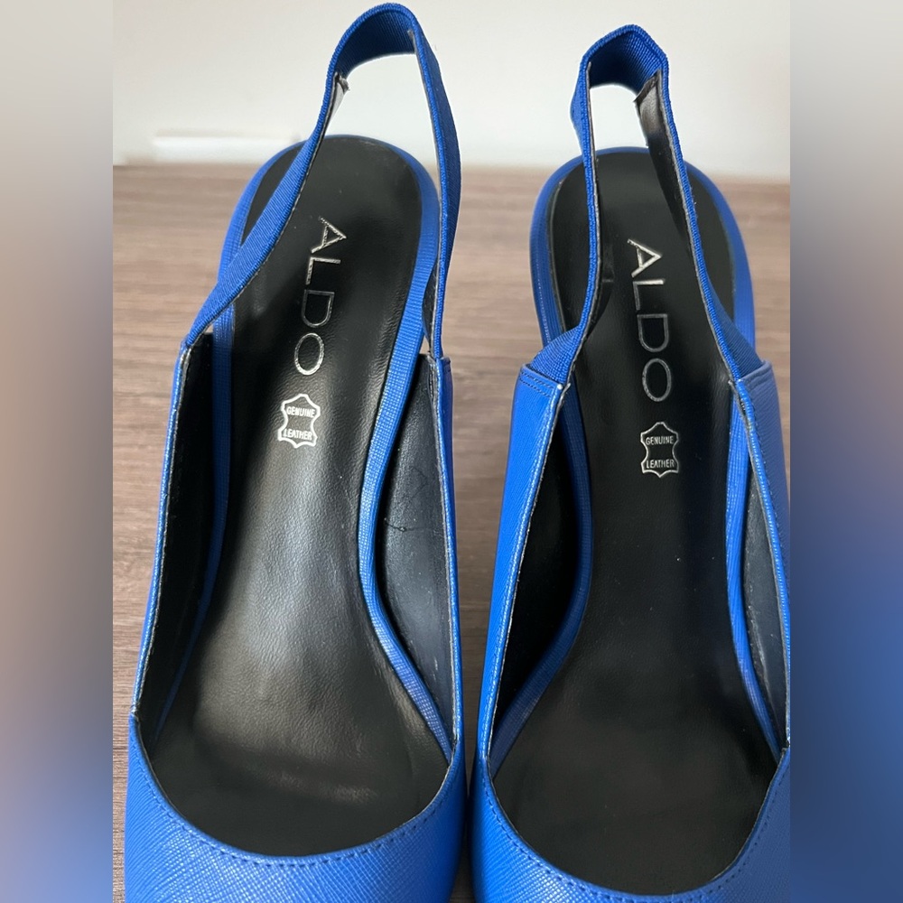 Aldo Toviel Cobalt Blue Slingback Pump – Women’s Size 7 - Picture 5 of 8